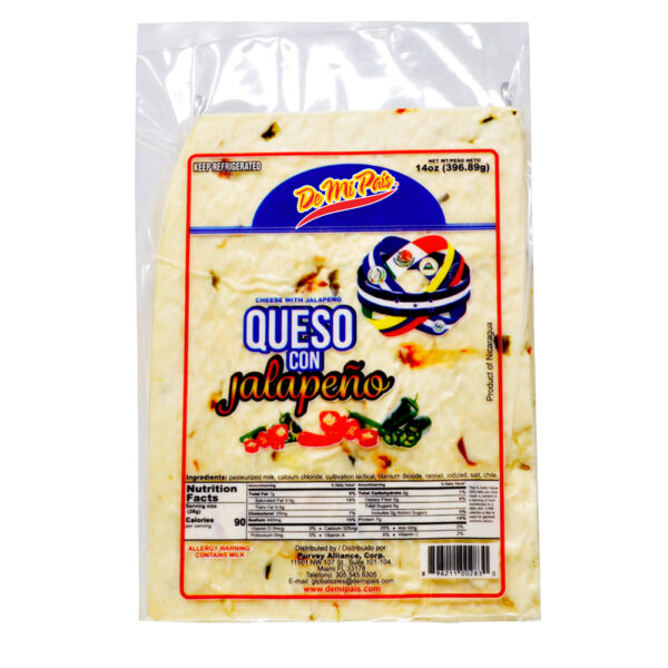 Cheese with Jalapeño 14oz – De Mi País Catálogo