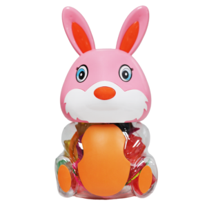 Bunny Assorted Jelly Fruit Jar / Gelatina Frutas Surtidas Conejo Bote 6/19/35g